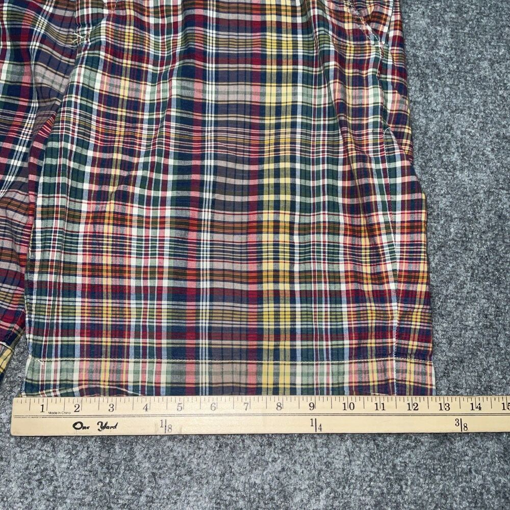 Polo Ralph Lauren Shorts Mens Size 38 Bleeker Madras Casual Preppy - Picture 9 of 11